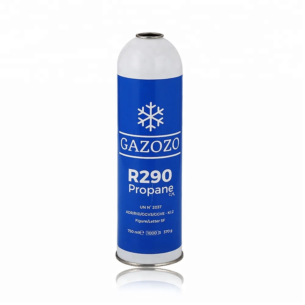 Refrigerant R134a R417a Gas Packing 1kg Gas Cylinder