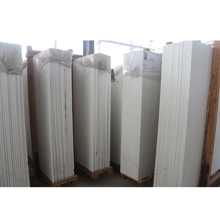 
Factory direct sell nano glass stone artificial white marble vanity top 