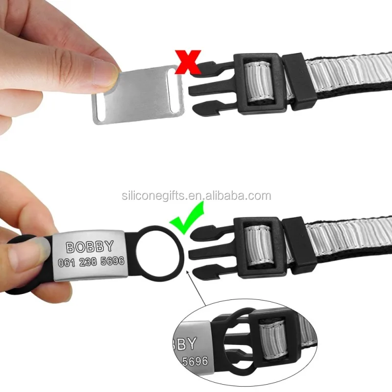 Best quality stainless steel dog QR code pet id tag