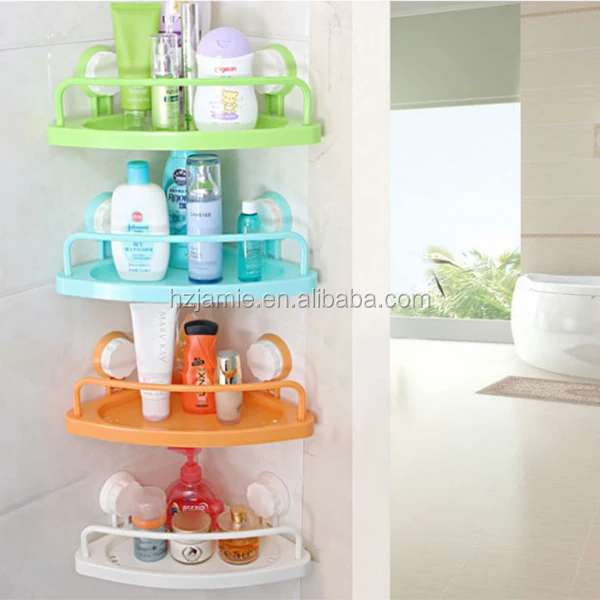suction cup bathroom round corner shelf shower corner shelf