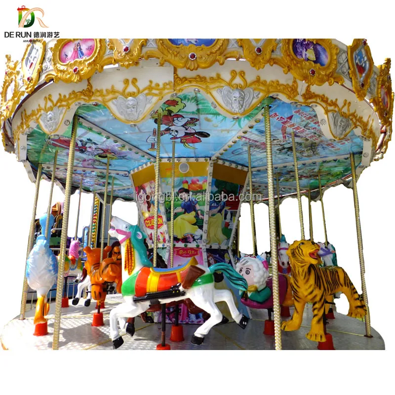amusement park Kids 16 seats Carousel  horse for Sale