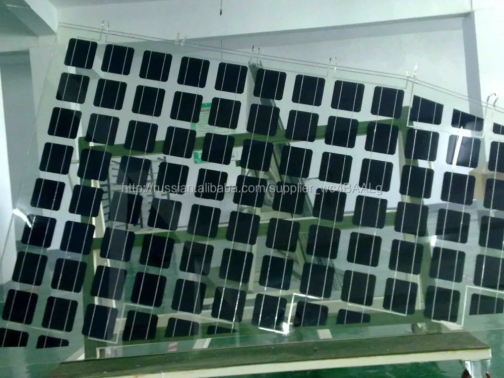 прозрачные солнечные панели 200w bipv модуль для строительства