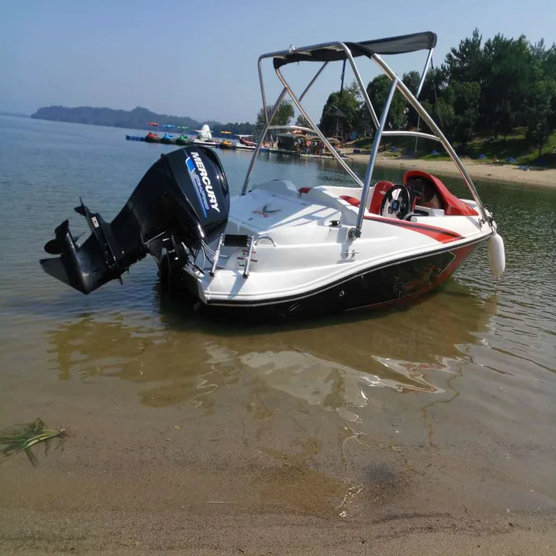 Popular water leisure small fiberglass fishing boat with reasonable price