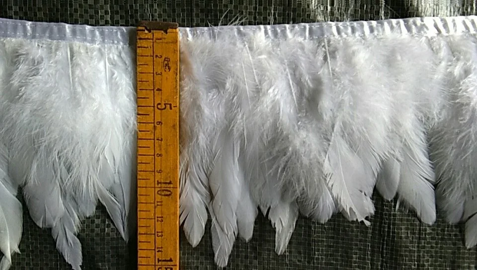 Оптовая продажа, бахрома из петушиных перьев