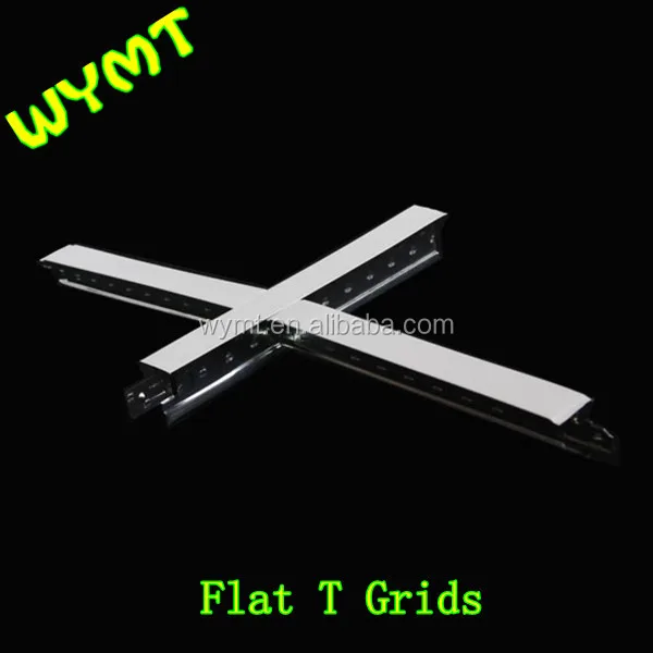 White paint high corrosion resistance ceiling T grids metal ceiling T grid low price