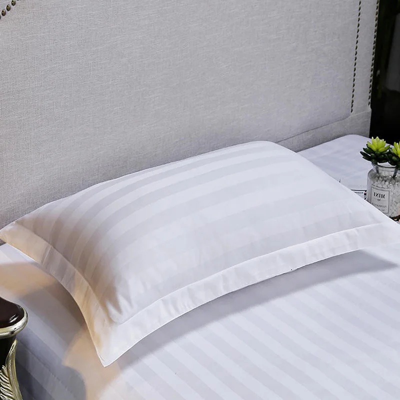 40S tc 1 3 cm stripe cheap hotel bedding set cheap hotel bed linen