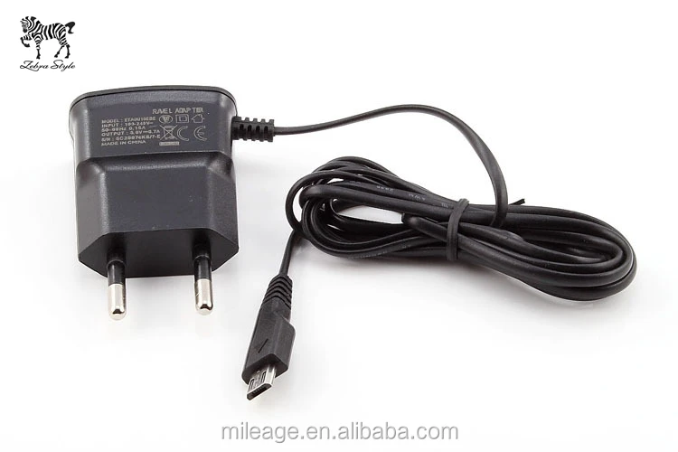 5V 1.0A USB For 9500 Charger with Cable portable usb for Samsung charger Galaxy S4 S3