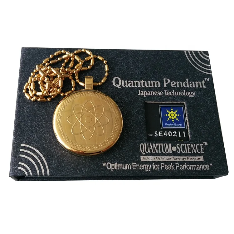 Special Bio Scalar Energy Quantum Golden Magnetic Pendant Japanese Technology