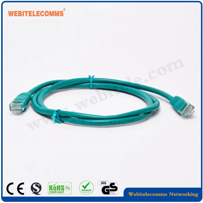 Good Quality,Telecommunication Cable+CU or CCA Material,3M RJ45 UTP Cat5e Patch Cable