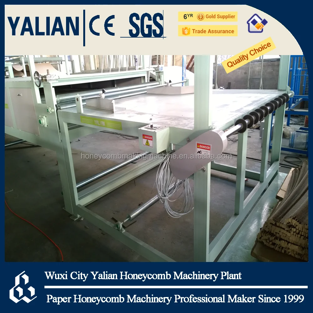 2017 Full Automatic Paper Honey comb Frames Board Making Machine