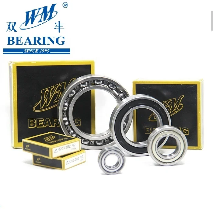 MLZ WM Brand V 6208 2rs 2rz Bearing rz 6208-2rztn9/hc5c3wt nr c3 lu c3 llu Deep Groove Ball Bearings c3 40x80x18mm 6208