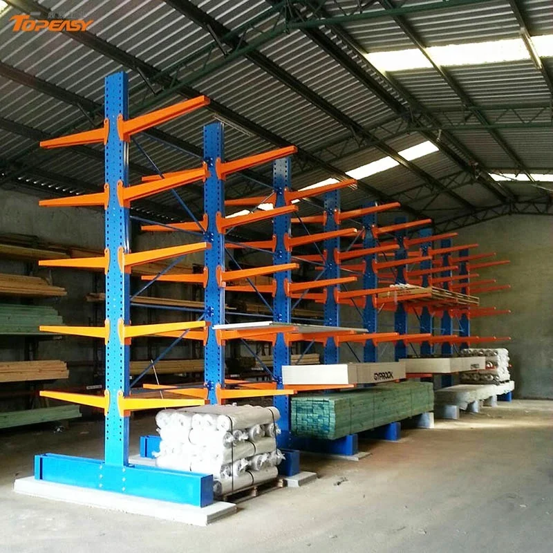 high quality metal bars cantilever rack for storage steel plate