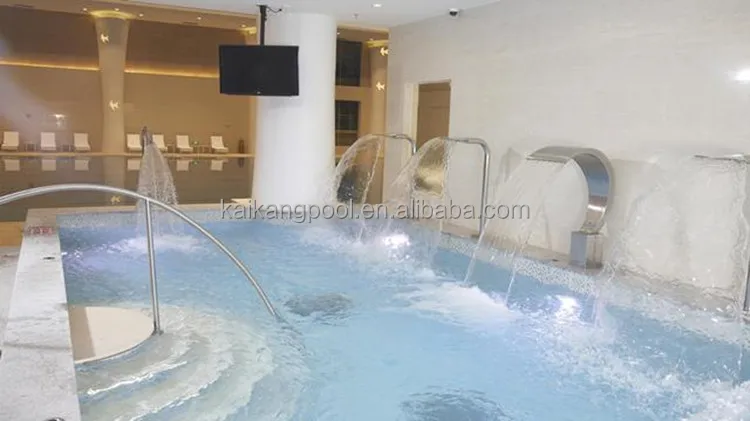 304# stainless steel material massage pool equipment, swimming pool waterfall
