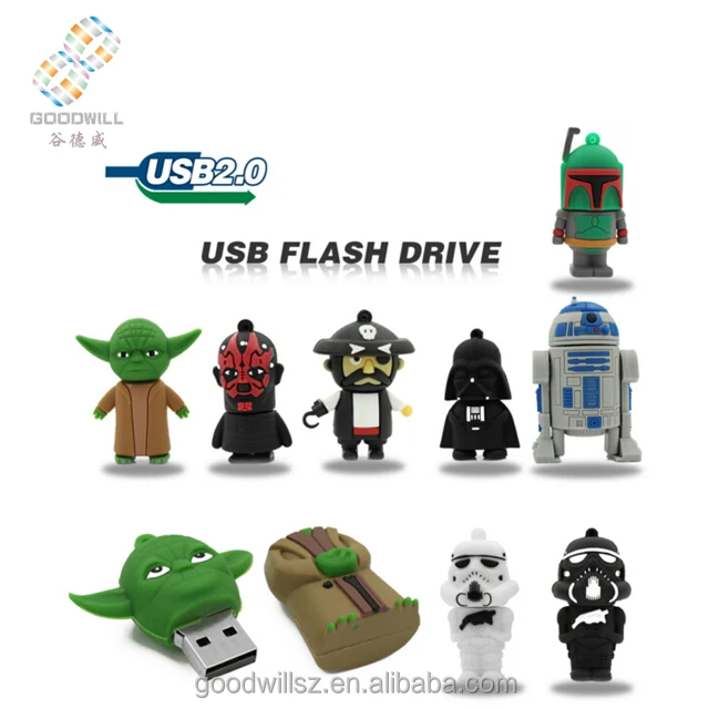 Usb-флеш-накопитель с персонажами мультфильмов из ПВХ 2,0 в новом стиле