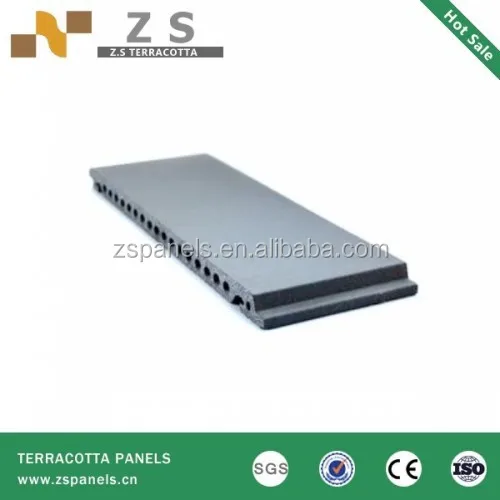 Clay facade terracotta panel, decorative wall terracotta panel, exterior wall terracotta