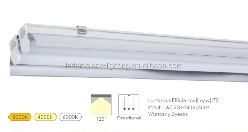 One Bar or Two Bars Office Project Line Light T8 T5 LED Tube Light