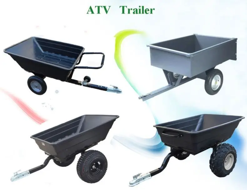 Сельскохозяйственный мотовездеход ATV прицеп для тягача