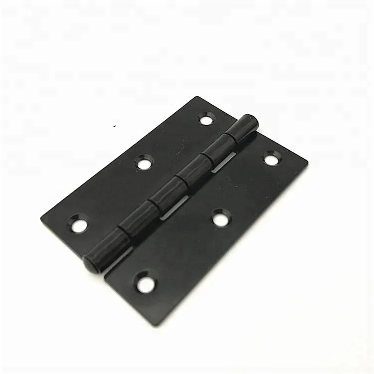 Factory price 2.5 inch black steel furniture hinges