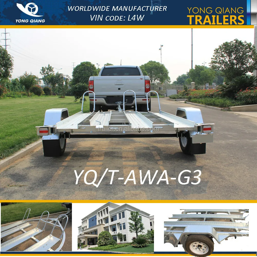 2023 NEW  Galvanized Motorcycle  Trailer /ATV Trailer