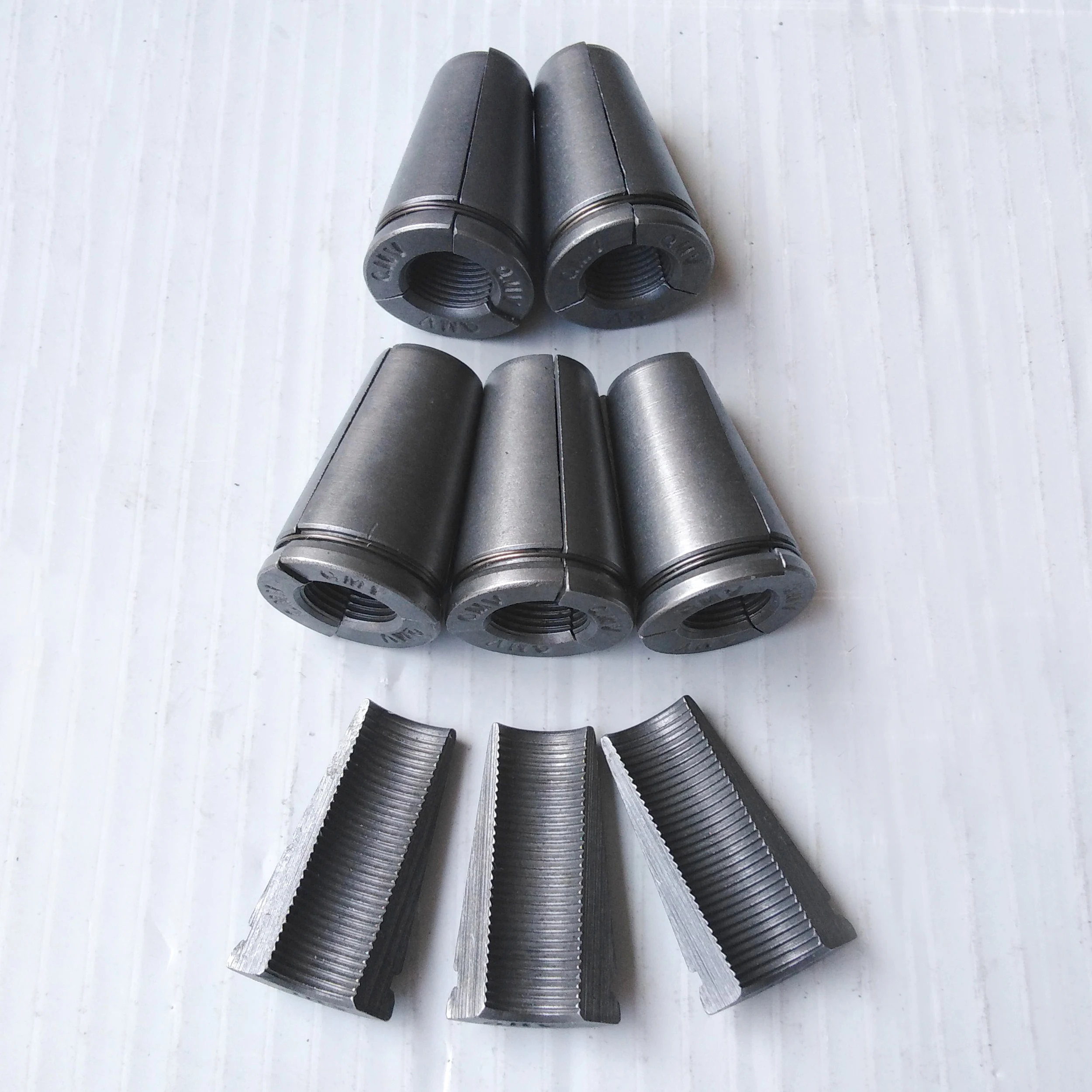 Free samples prestressed post tensioning steel strand wedge grip for customize