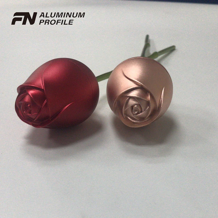 Removable aluminum rose profile  Rose gold aluminum profile anodize aluminum alloy rose
