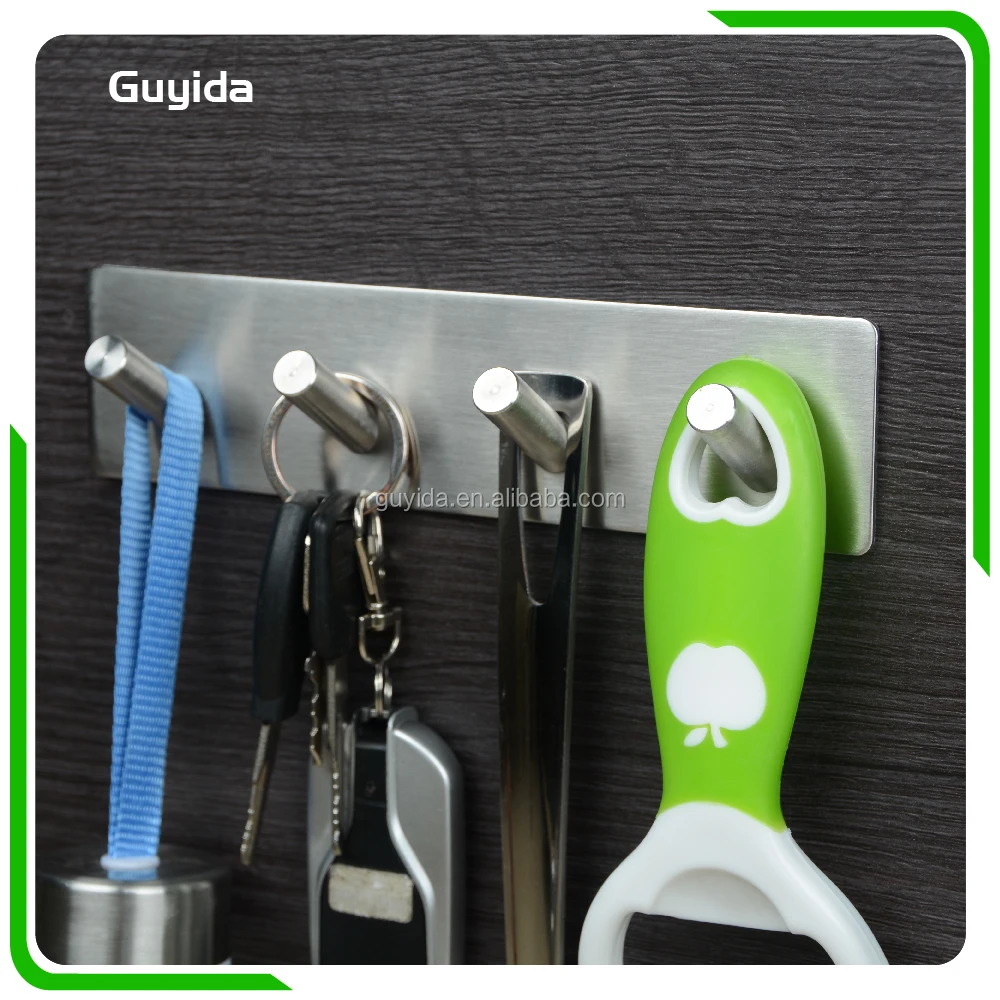 
bathroom vanities kitchen self adhesive metal wall mounted robe hook Key hanger 