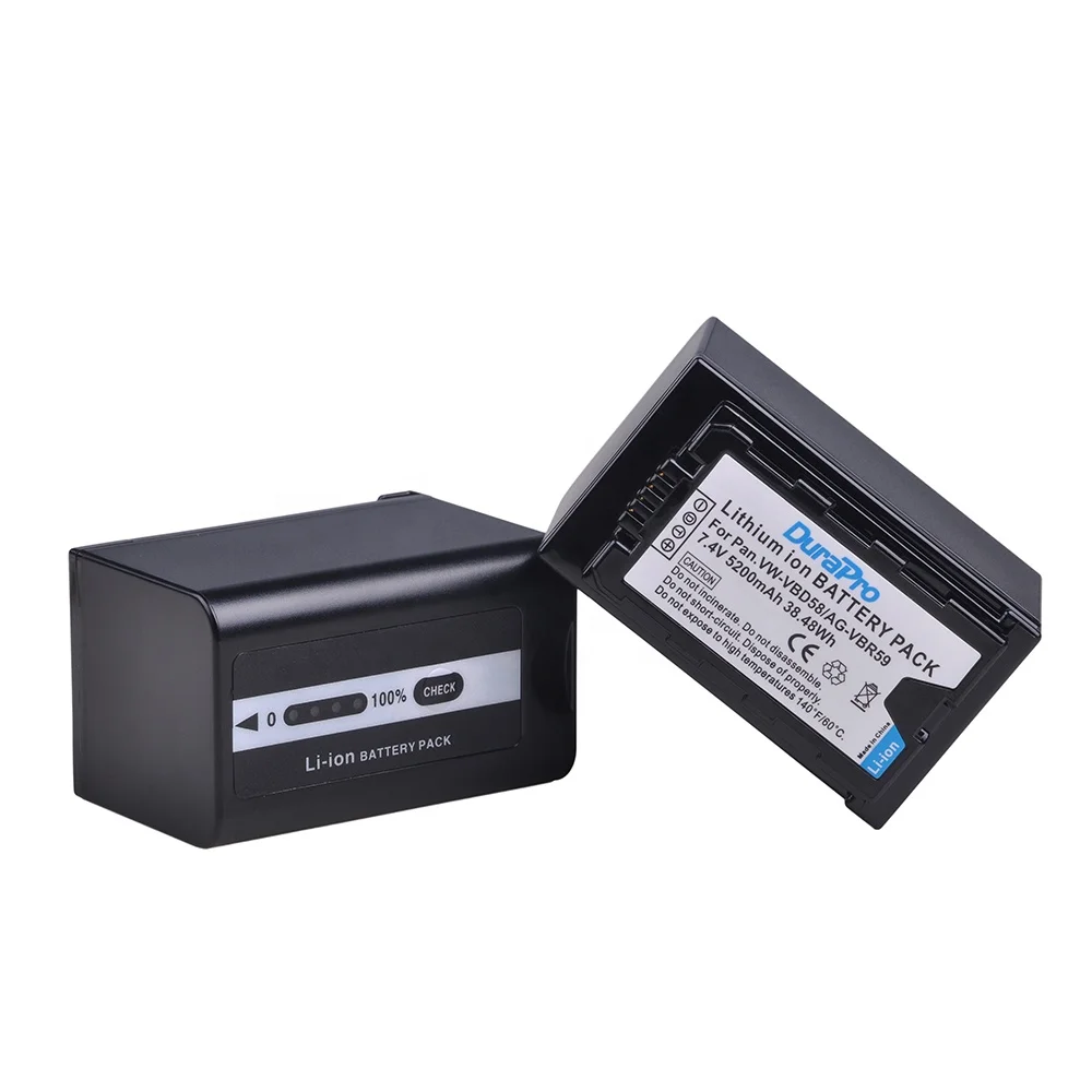 VW-VBD58 VW VBD58 VWVBD58 AG-VBR59 Camera Battery for Panasonic AJ-HPX260MC HPX265MC PX270 PX280MC PX285MC PX298 AG-FC100