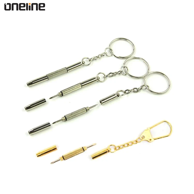 Aluminum flexible 90 degree cordless glasses screwdriver set