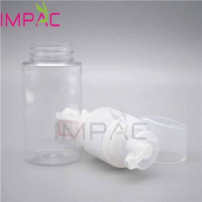 Plastic PET baby talcum powder spray bottle packaging with pump 80ml