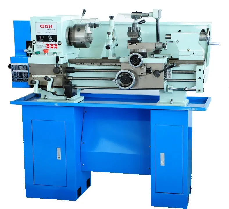 Mini Metal Lathe Machine CZ1237  precision bench lathe turning machine