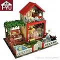 Handmade Doll House Furniture Miniatura Diy Doll Houses Miniature Dollhouse Wooden Toys For Children Birthday Gift