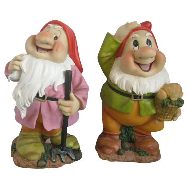 China factory direct sale custom resin garden decor the seven dwarfs,wholesale garden gnomes,7 dwarfs garden gnomes