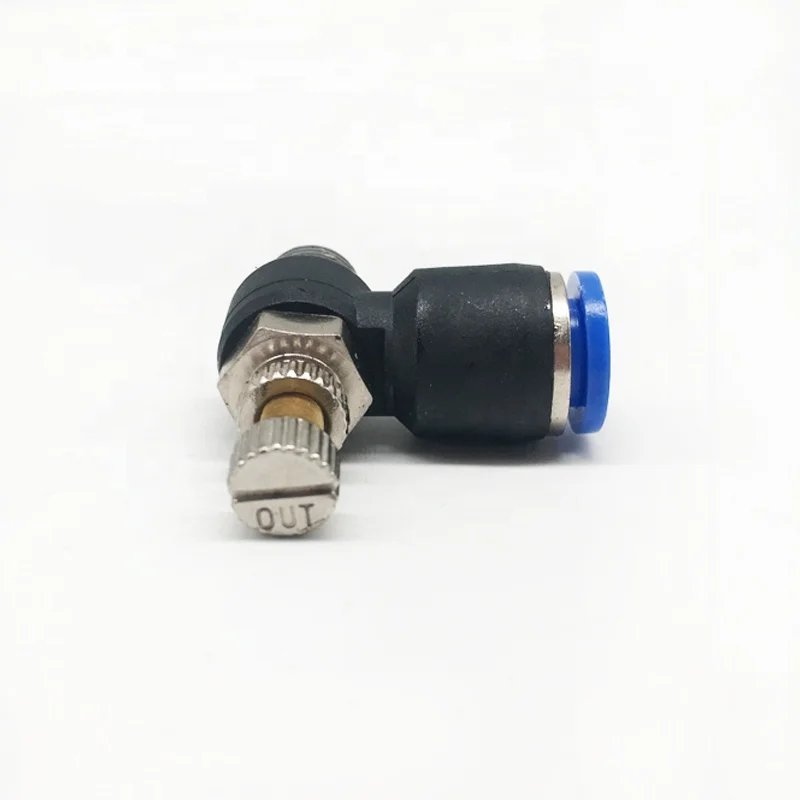 Quick push fit fittings air speed control SC Quick exhaust throttle valve connectors