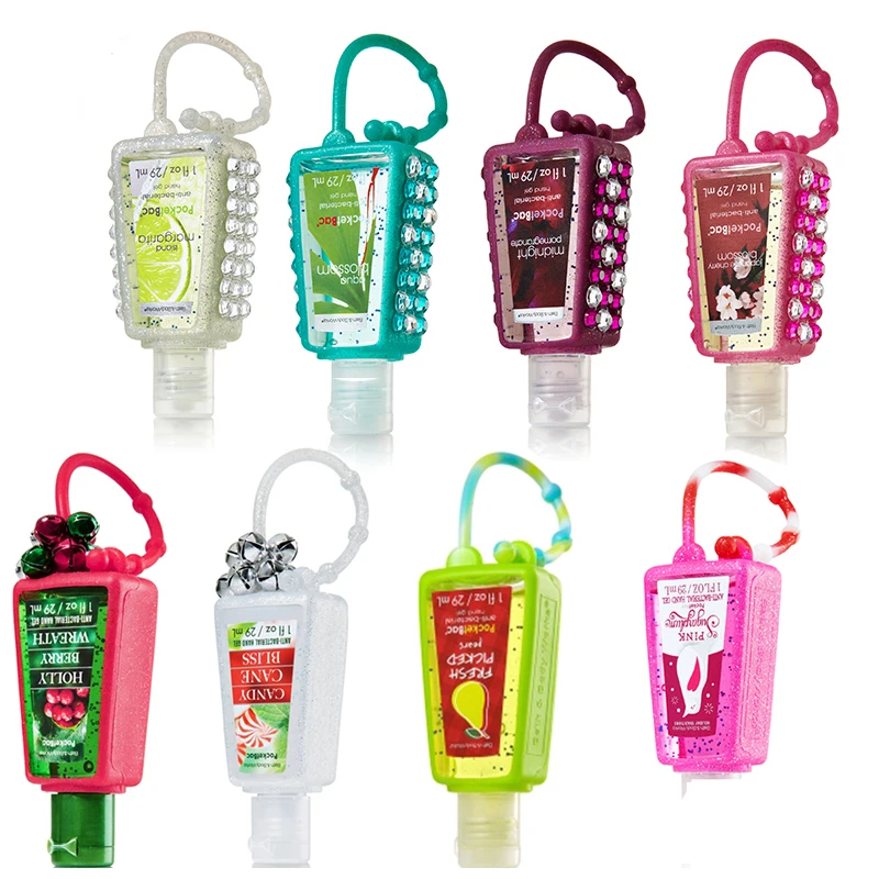 
Hot selling silicone hand sanitizer holder for holiday gifts 