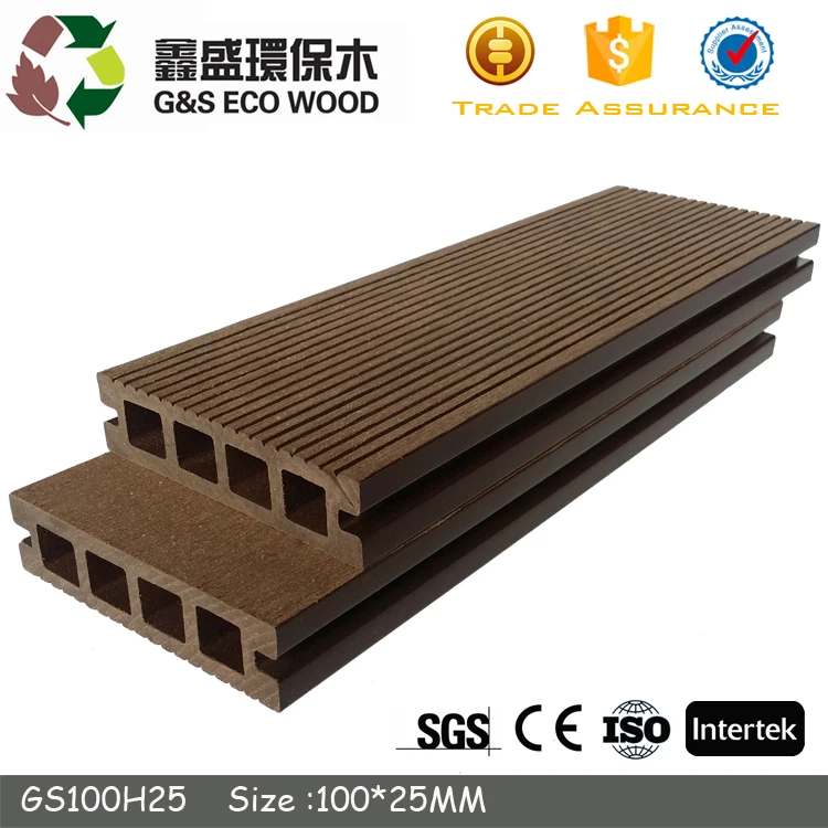 Engineered wood wpc outdoor decking Deck Boards wpc timber terasa flooring board