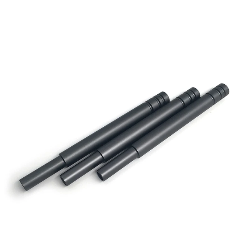 Turning telescopic internally threaded hollow pipe round anodized aluminum tube