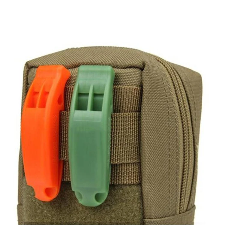 Wholesale Plastic Clip Whistle Outdoor Camping Emergency Survival Whistle