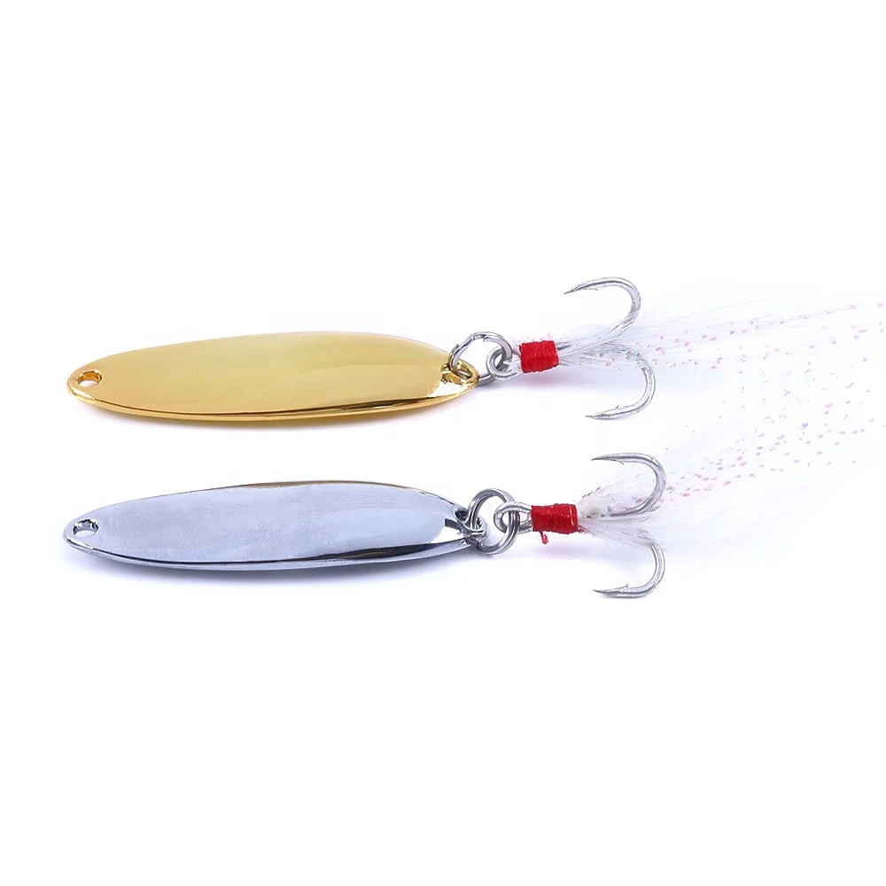 5g/7g/10g customized metal spinner spoon fishing lure hard baits bass fishing gear