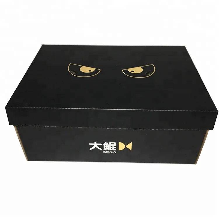 Wholesale Shoes Packing Corrugated Box Shoe Storage Box Paper