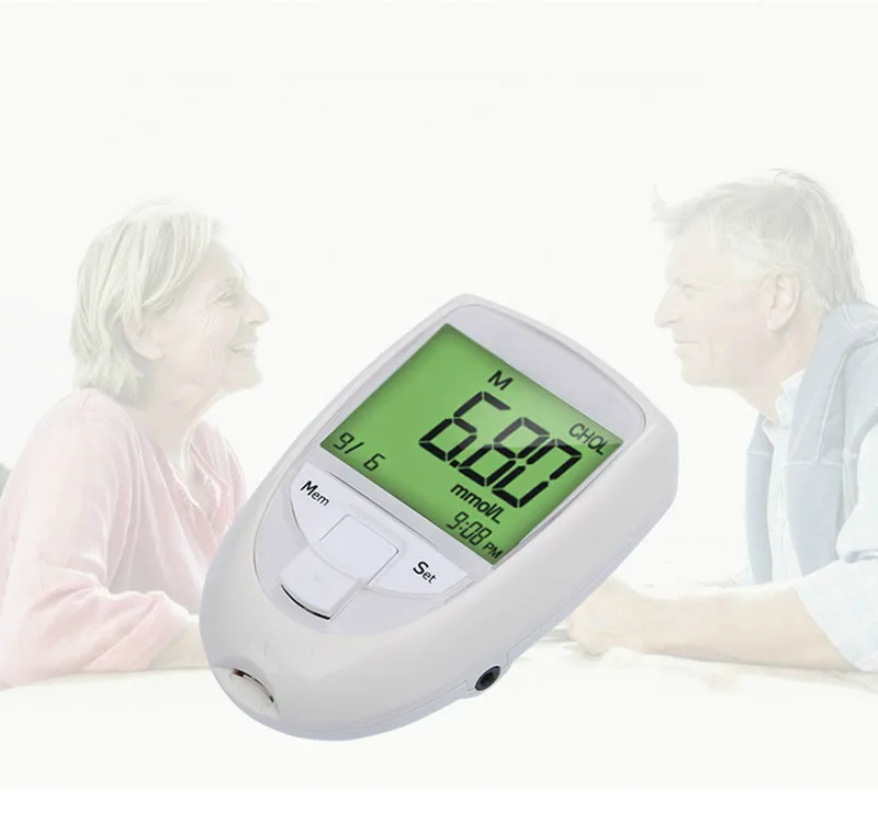 
BeneCheck Digital Blood Glucose Tester cholesterol uric acid Meter 