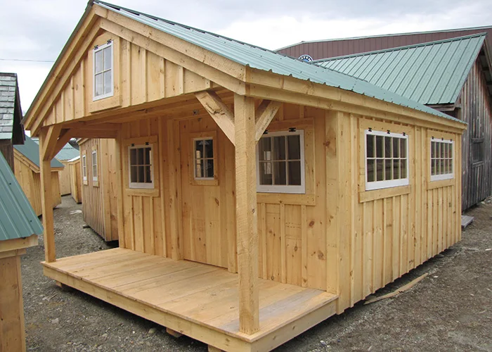 
Prefab wooden bunk house tiny house cabin kits 