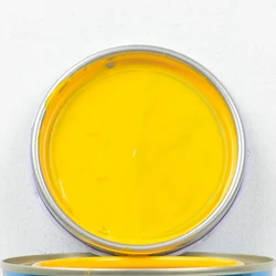 Anti-corrosion metallic lacquer spray paints 2K automotive repair coating solid yellow car paint