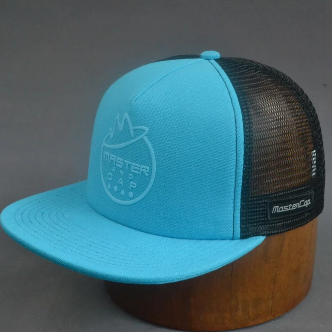 China supplier  custom  5-panel  snapback cap  Trucker hats with embossed