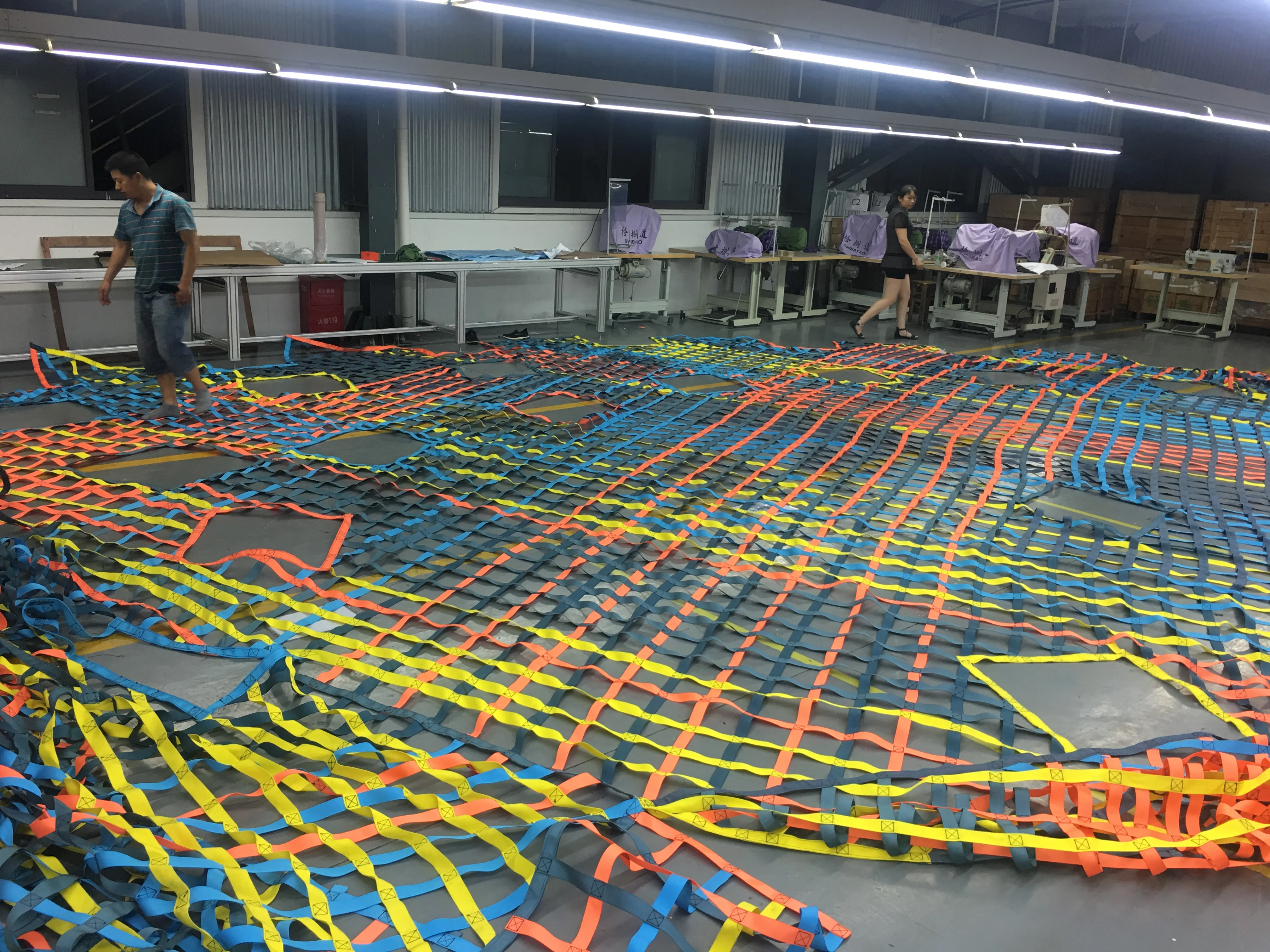 High Quality Profesional Heavy Duty Cargo Nets Airplane Cargo Net Aircraft Helicopter Cargo Net