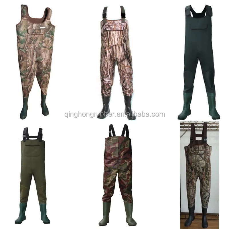 Fashing 100% Waterproof Breathable Neoprenen Wader/Camo Neoprenen Chest Wader