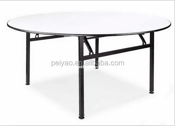 
Round folding banquet table 