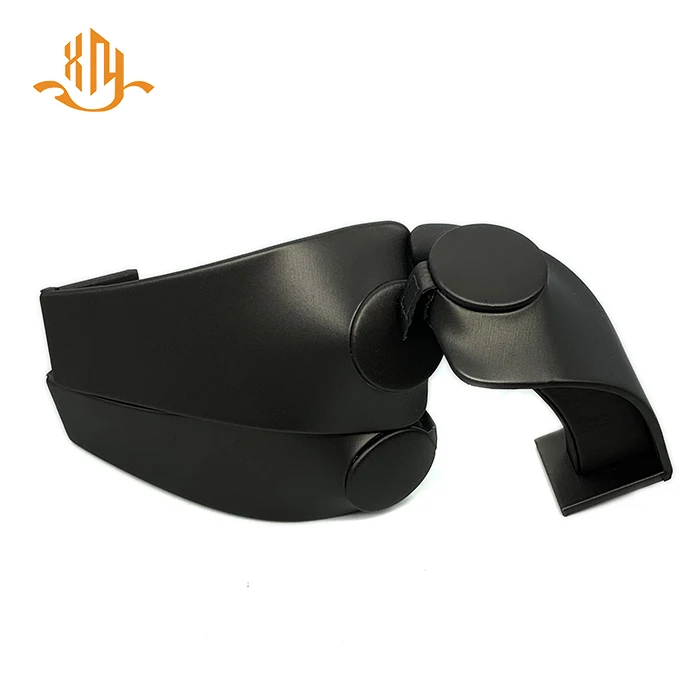 
XIANGYU Factory Wholesale Custom Black Leather Jewelry Bust Mannequins Necklace Display Stand 