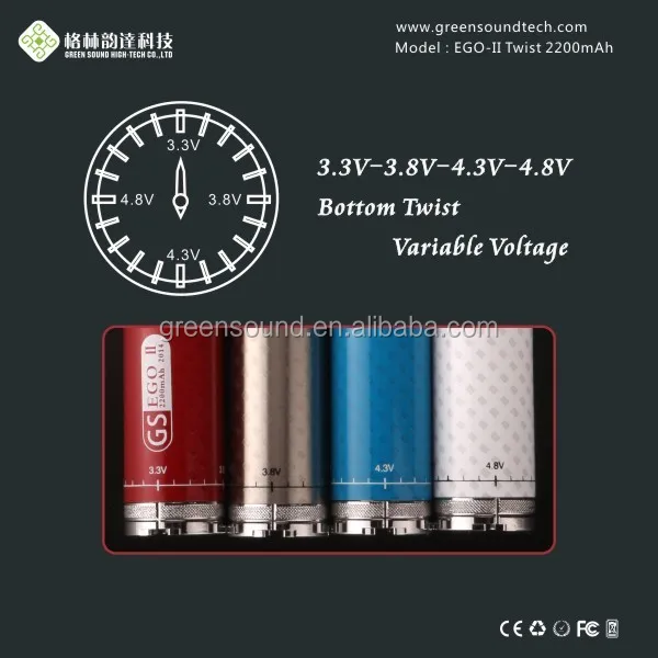 
E cigarette Manufacturers USA EGoII Variable Voltage Twist Mega Brands Manufacturers USA E cigarette Best Cigarette 