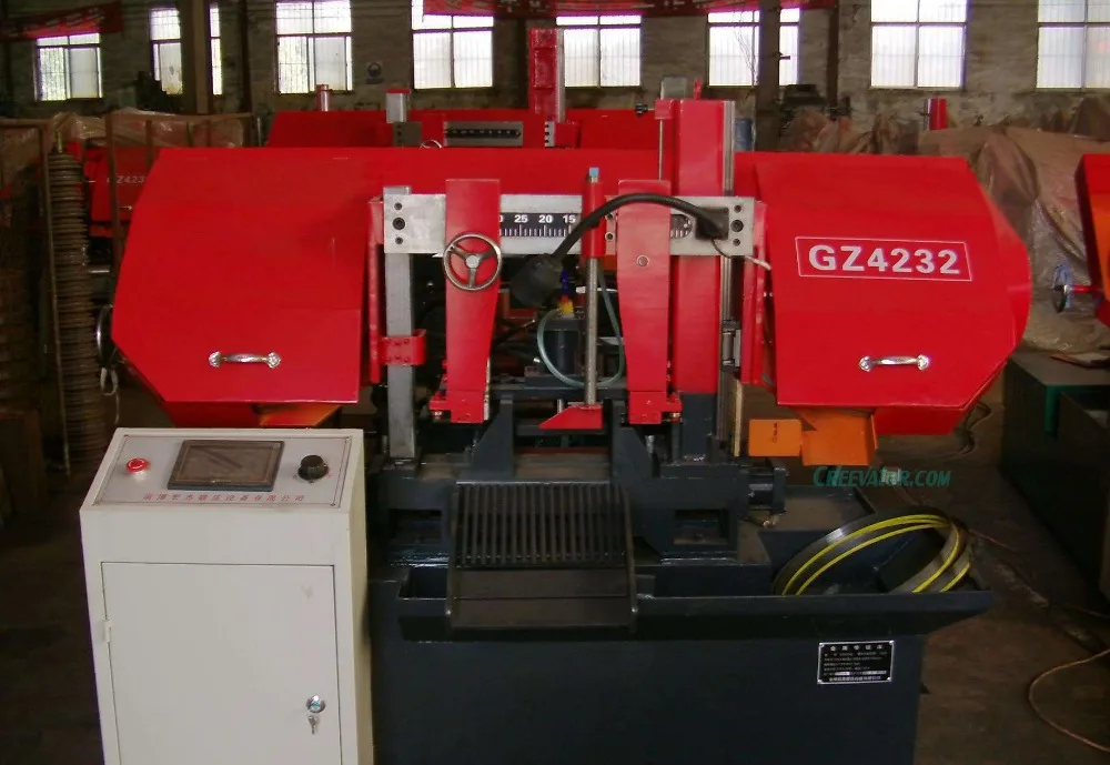 
NC Horizontal Band Saw Machine Metal Cutting Machine GZ4232 Automatic 