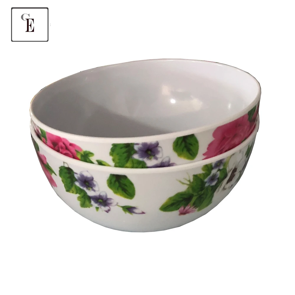 Новый дизайн Китай Различные элегантные столовые сервизы Цветочная посуда меламиновые наборы для ужина